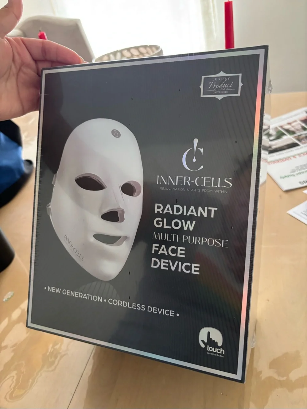 Radiant Glow White Multi-Purpose Face Mask Device